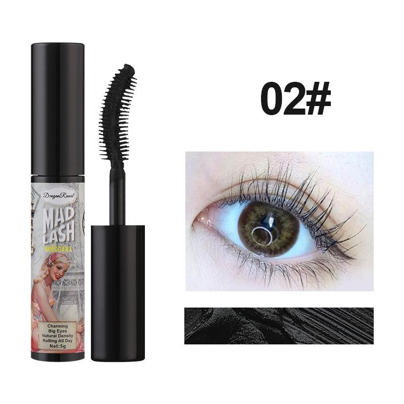 6 Color Mascara Waterproof Slim Natural Curling Volumizing Color Mascara Stage Makeup Sensation Eye Lashes Brush Beauty