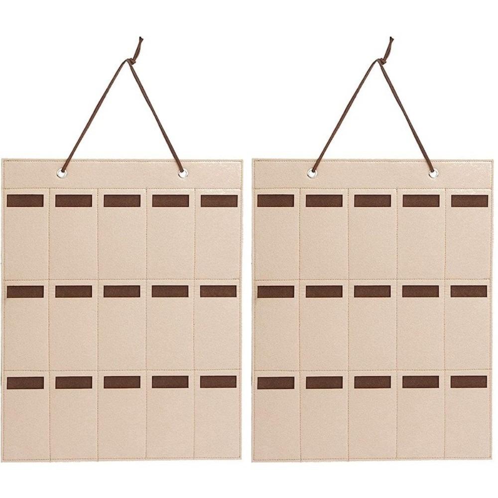 2Pcs Felt Eyeglasses Stand Holder Wall-Mounted Glasses Organizer Rack
