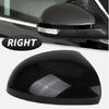Door Wing Mirror Cover Cap Black Right Passenger Side For VW Tiguan 2010-2016