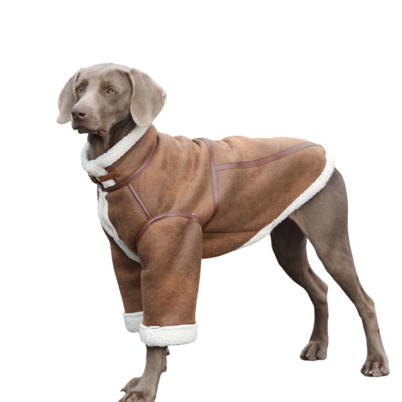 Large Dog Clothes Winter Pet Coat Schnauzer Border Collie Samoyed Husky Labrador Golden Retriever Weimaraner Big Dog Clothing