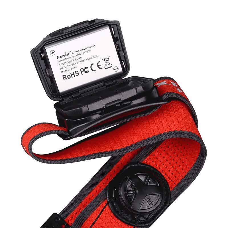 Сверхлегкий налобный фонарь для бега Fenix HL18R-T