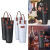 Solid Color Handbag Storage Bag Bottle Carrier Felt Bag Wine Storage Bag Red Wine Pouch