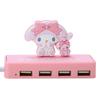 Sanrio Тонкий USB-концентратор My Melody My Melody My Melody 6×9,5×3 см Персонаж 326909 SANRIO