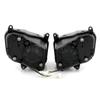 Черная АБС-пластиковая сборка передних левого и правого фар для мотоцикла