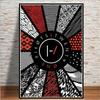 Популярная абстракция Twenty One Pilot Rock Music Band Star Poster Art Canvas Modern Painting Mural для гостиной, украшения дома