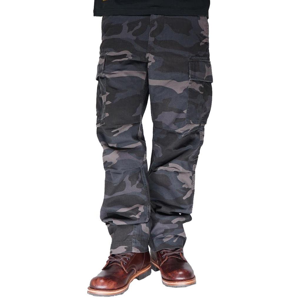 AVIREX BASIC FATIGUE PANTS 6126129 814 grey camo-M