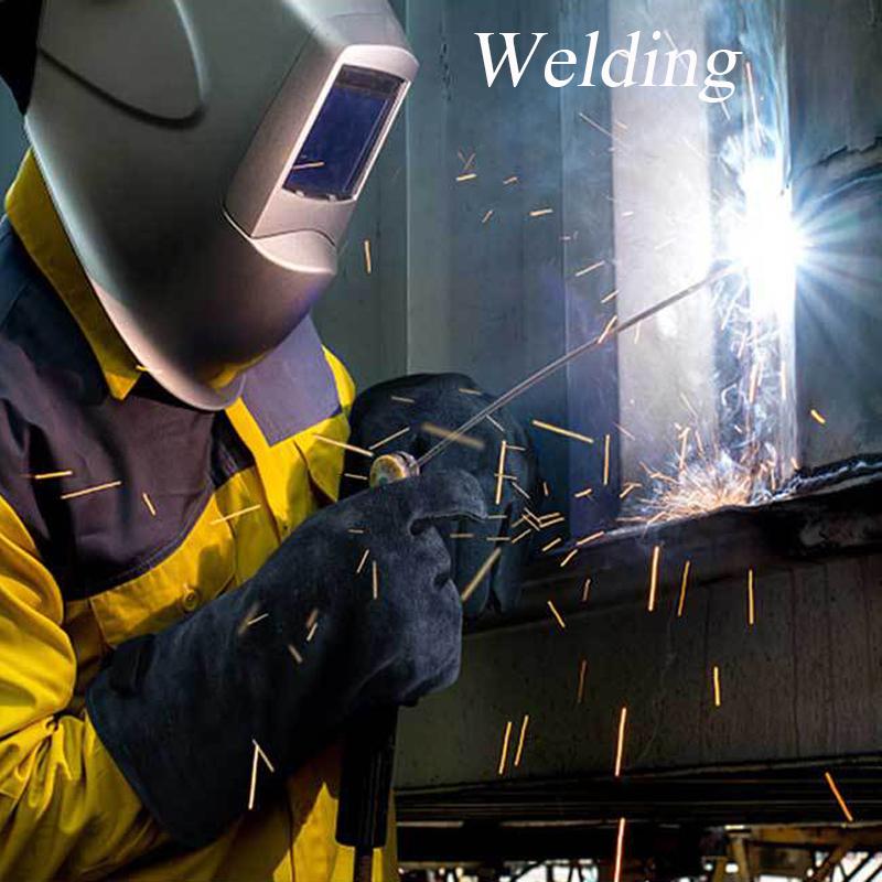 Fireproof Tig/Mig Welder's Welding Gloves,Heat-resistant Oven Mittens,Heat-insulate BBQ Gloves Guantes Para Trabajo Hombre