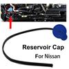 Car Windscreen Wiper Reservoir Washer Bottle Cap Replacement for Nissan Qashqai Dualis +2 J10 J11 28913JD00A 2006 - 2019 Ruler