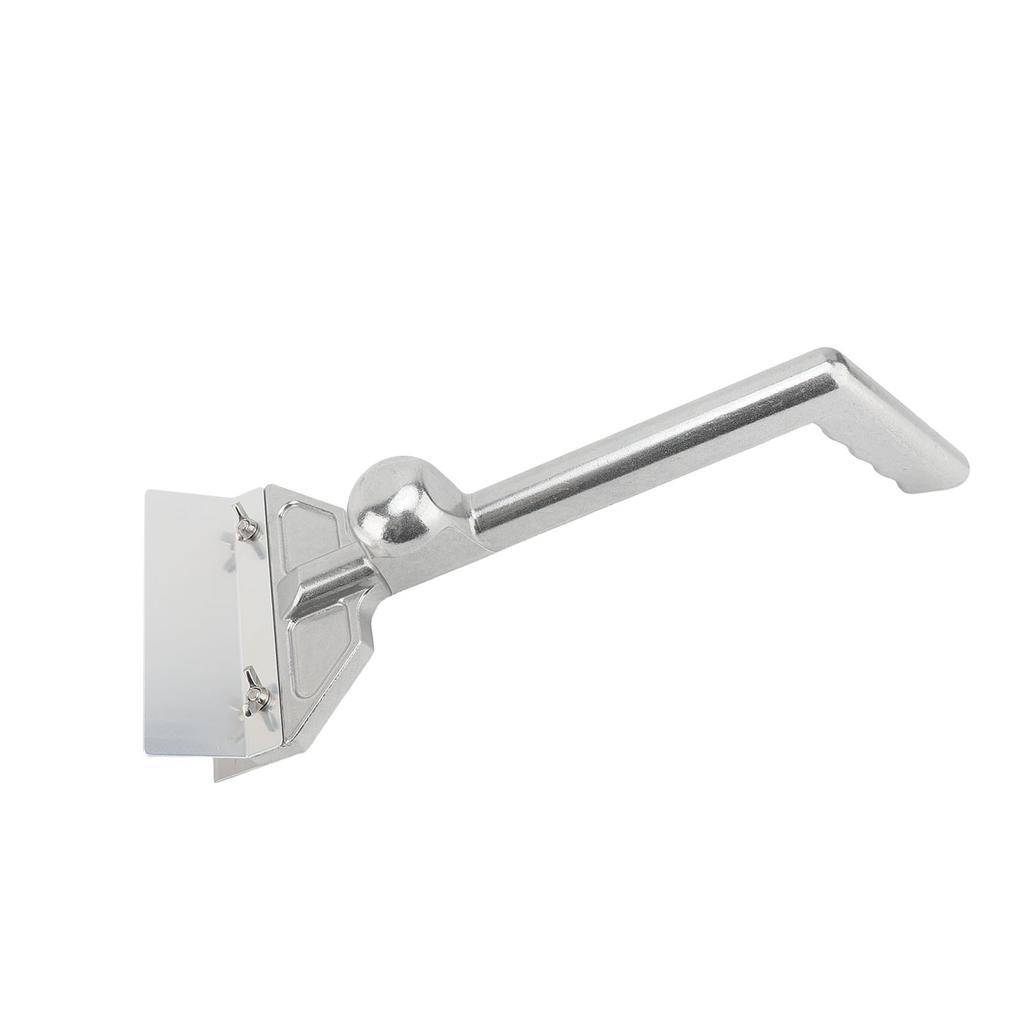 Commercial Griddle Scraper Flat Top Grill Scraper with Ergonomic Aluminum Handle for Outdoor Grill C