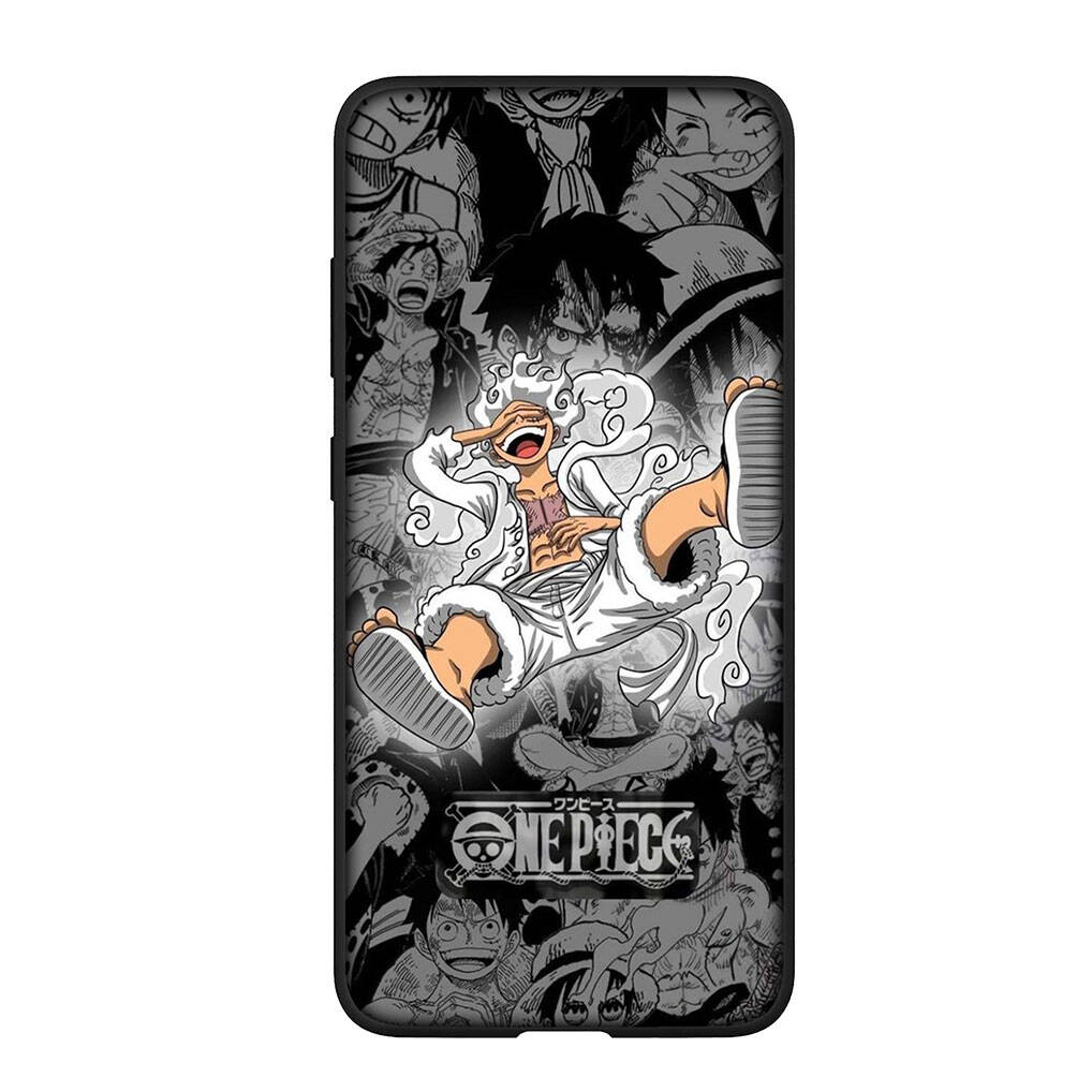 Для Samsung Galaxy S25 S24 S23 S22 Ultra FE Plus A37 A57 A56 A55 A06 A16 A15 A36 A26 A35 A05 A25 A54 A34 Чехол для телефона Аниме Луффи Гир 5 Ван Пис Обложка