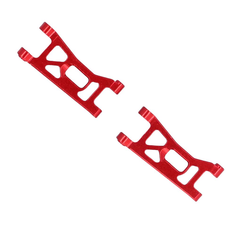 2PCS Front Lower Suspension Arms Set Alloy RC Front Lower Arm Replacement for 1 24 RC Car Upgrade Parts Red