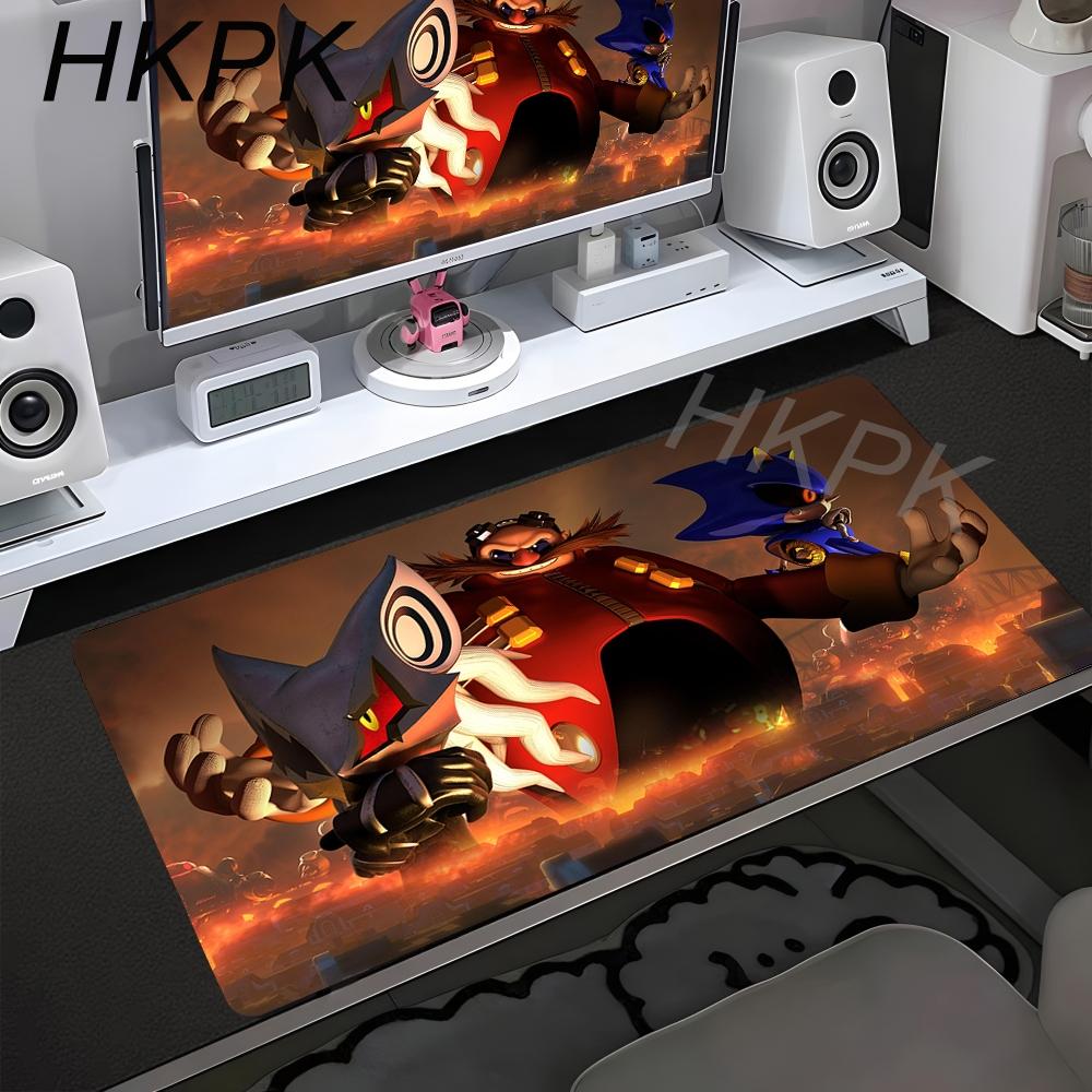 Anime Sonic The Hedgehog Mouse Mat Desk Mat With Pad Gaming Accessories Prime Gaming XXL Keyboard Pad Padding Mat