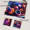 3pcs Colored GamePad Printed Bedding Set Cozy Comfortable Duvet Cover Set King Queen Twin Size Birthday Gift Bedroom Decoration