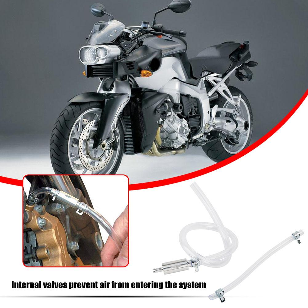 Шланг для прокачки тормоза сцепления, трубка одностороннего клапана, набор инструментов для прокачки тормозов мотоцикла и автомобиля, аксессуары