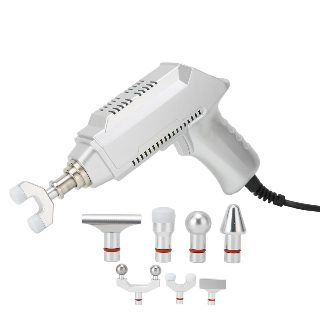 Профессиональный электрический массажер для позвоночника, 30 передач, регулируемая сила, электрический массажный пистолет, вилка из США