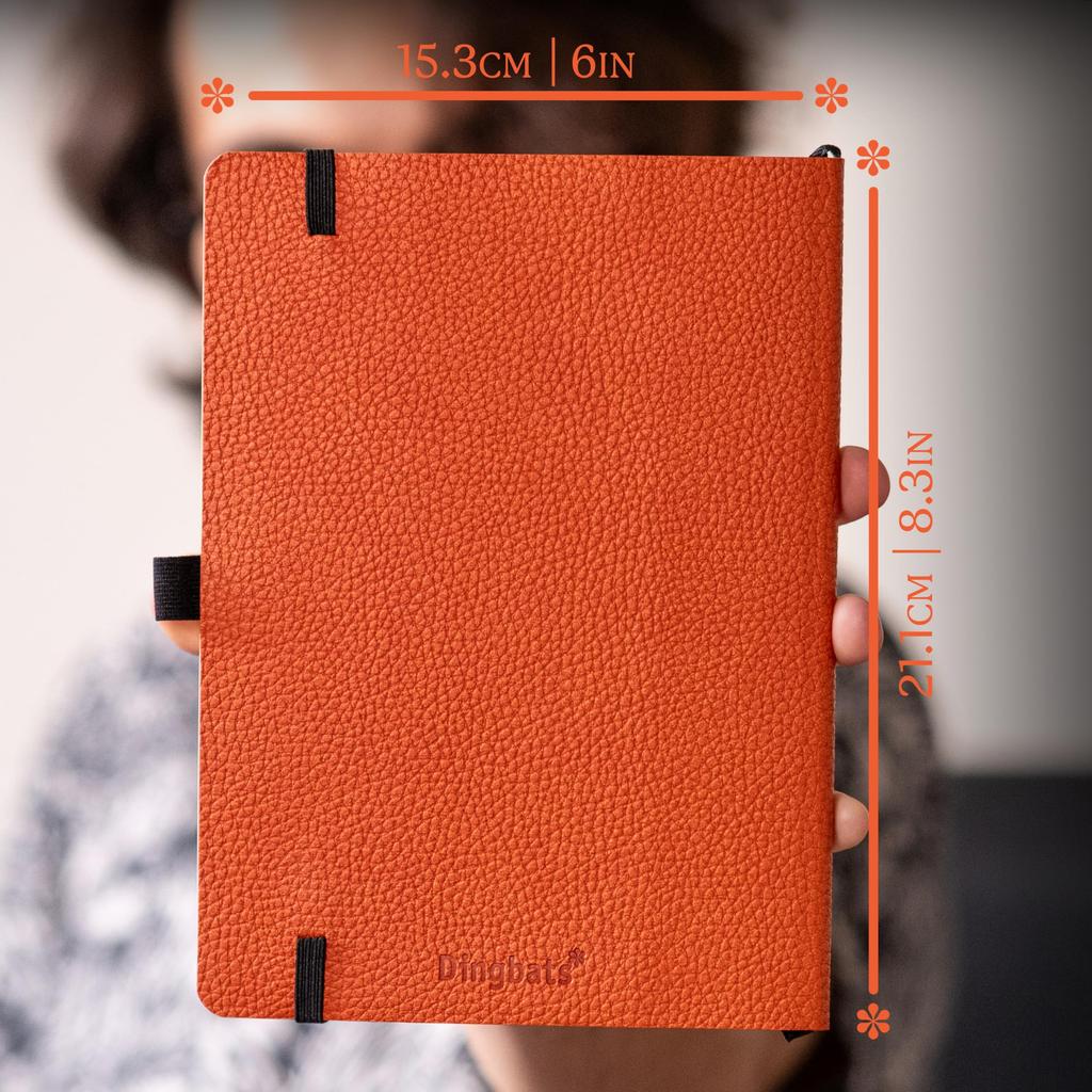 Блокнот А5 в линейку Мягкая обложка из ПУ кожи Идеально подходит для и бизнеса с эластичной петлей для ручки и закладкой Дингбаты - - - Работа, Путешествия, - Карман, Застежка,