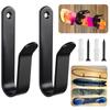 1/2Pcs Wall Mount Clips Snowboard Storage Hook Home Garage Surfboard Holders Durable Wall Hanger