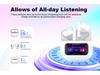 Bluetooth-наушники TW549: Сверхдлительное время работы от аккумулятора, Активное шумоподавление (ANC), Дисплей, Беспроводные