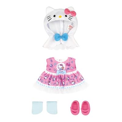 Набор одежды для Мел-чан: Стильное платье-накидка Hello Kitty
