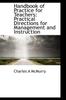 Книга Handbook of Practice for Teachers : Practical Directions for Management and Instruction