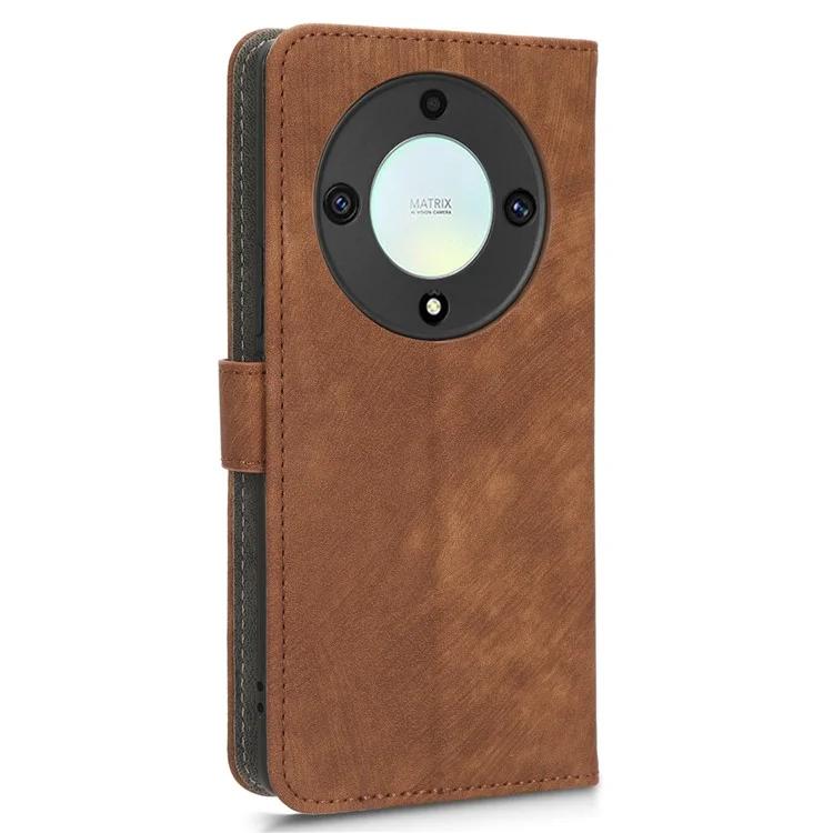 For Honor X9a 5G / X40 5G / Magic5 Lite 5G Phone Cover RFID Blocking Leather Wallet Stand Case with Strap