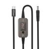 USB C DC5525 Удлинительный кабель Type C на 5.5x2.5 мм Кабель для зарядки 5V 9V 12V 15V 20V Выход для различных электронных устройств