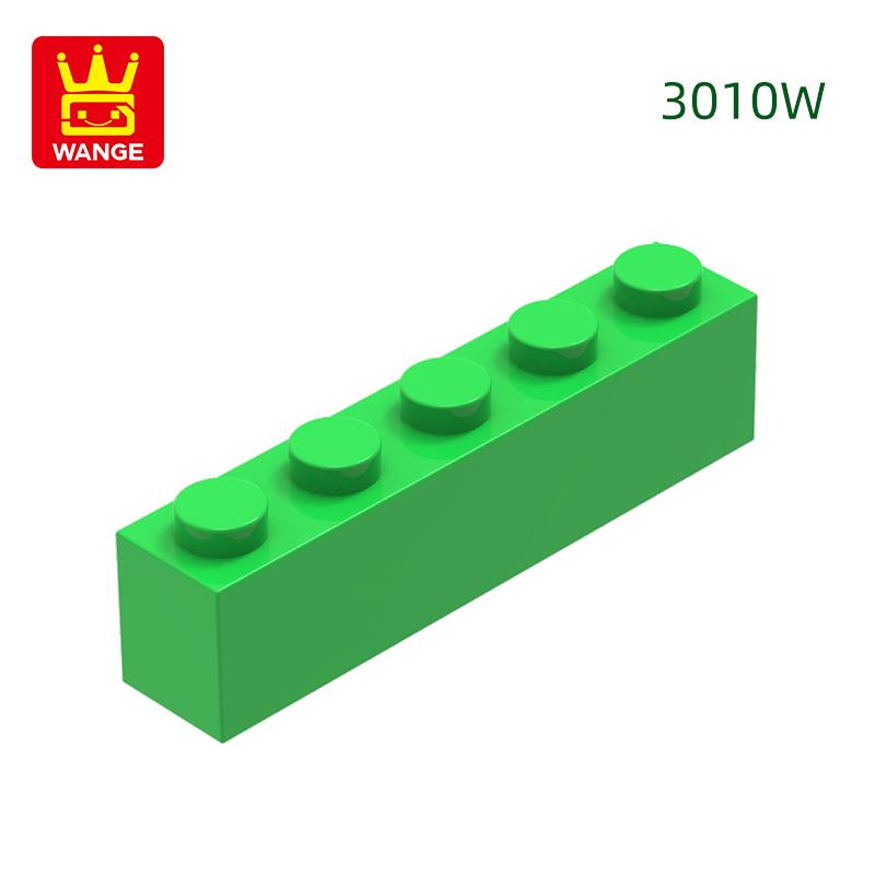 52 шт./лот Толстые Кирпичики 1x5 Точек Блок Moc Цветные Аксессуары Совместимые с 3010W Кирпичик DIY Детская Игрушка Деталь для Сборки