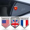 3D Патриотичный Автомобильный Значок - Флаги Германии, Италии, Франции, США, Вьетнама