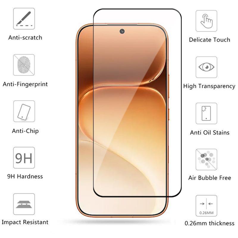 Стекло Full Cover 6-в-1 для Honor 600 Закаленное стекло Защитная пленка для экрана Honor 600 Защитная пленка для объектива телефона Honor 600