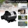 800l/h DC 12V Brushless Solar Water Pump 20W Solar Panel Pump Fish Pond Garden