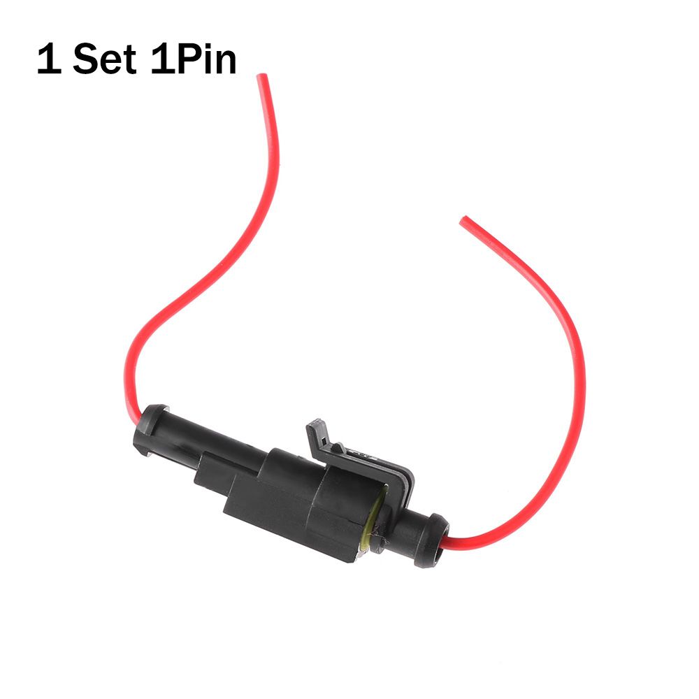 И женские 1/2/3/4/5/6P автомобильные водонепроницаемые комплекты уплотнений для электрических разъемов с проводом, автомобильная HID вилка