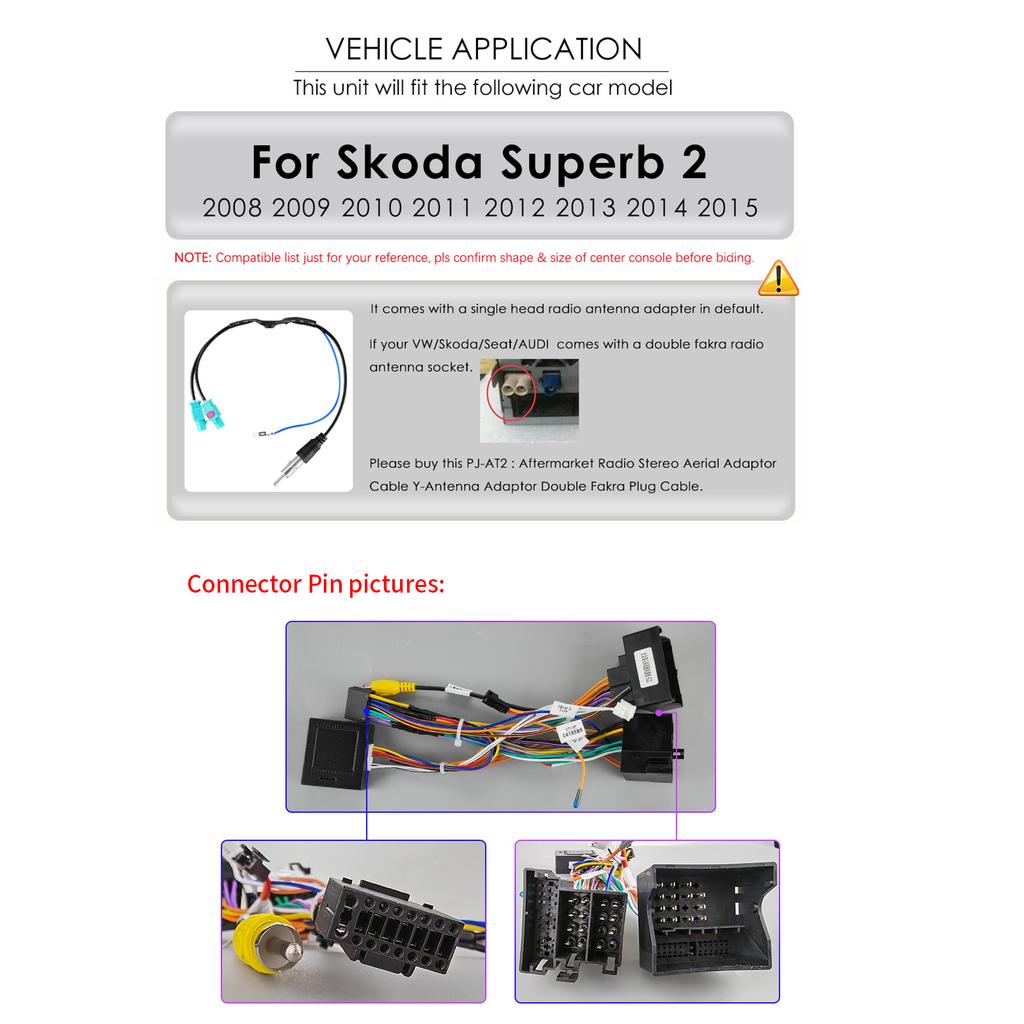 Hizpo Pro AI Android 13 Car Radio for Skoda Superb 2 2008 - 2015 Wireless CarPlay Android Auto Car Intelligent Systems Navigation GPS  Autoradio  DVR