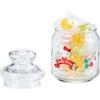Sanart Sanrio Hello Kitty Glass Canister Kitty Storage Container Approximately 500ml Miscellaneous Sanrio Goods Gift Present Made In Japan SAN4218-1