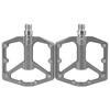 1 Pair ZTTO Mountain Bike Pedals Aluminium Alloy NonSlip Bicycle Platform Flat Pedals(Titanium )