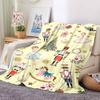 1Pc Christmas Nutcracker Party Blanket Soft And Comfortable Casual Warm Camping Travel Christmas Halloween Gift M91719
