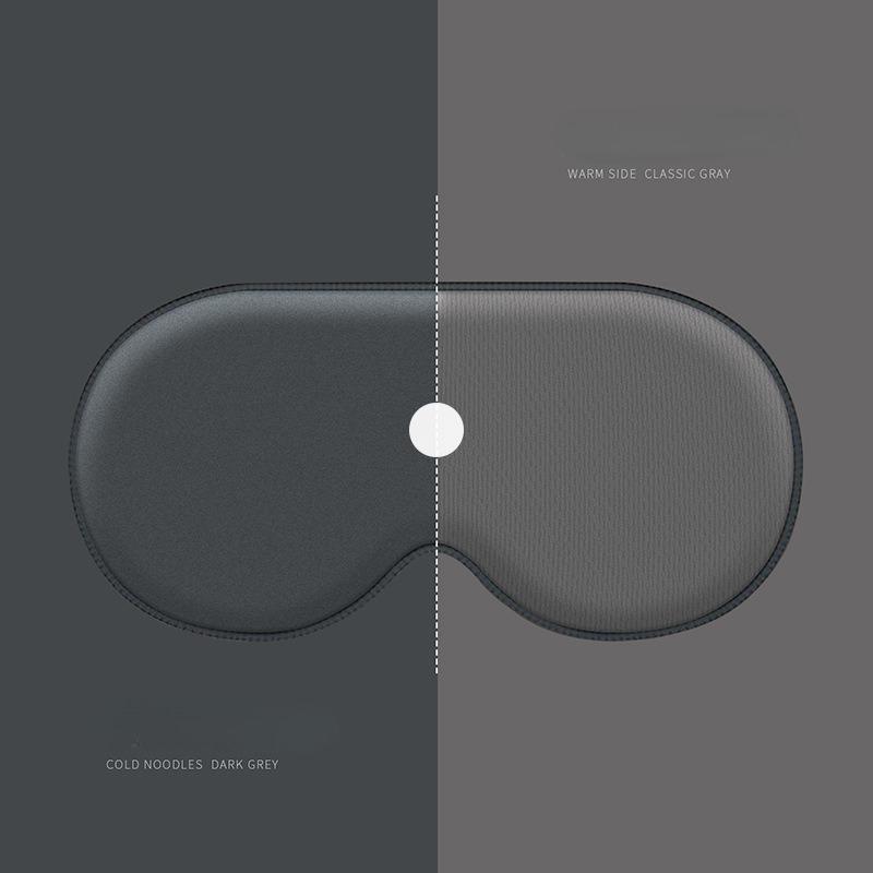 Маска для сна, маска для сна, маска для перерыва на обед, дышащая, бесшовная, теплая и прохладная, двухсторонняя маска для глаз из ледяного шелка