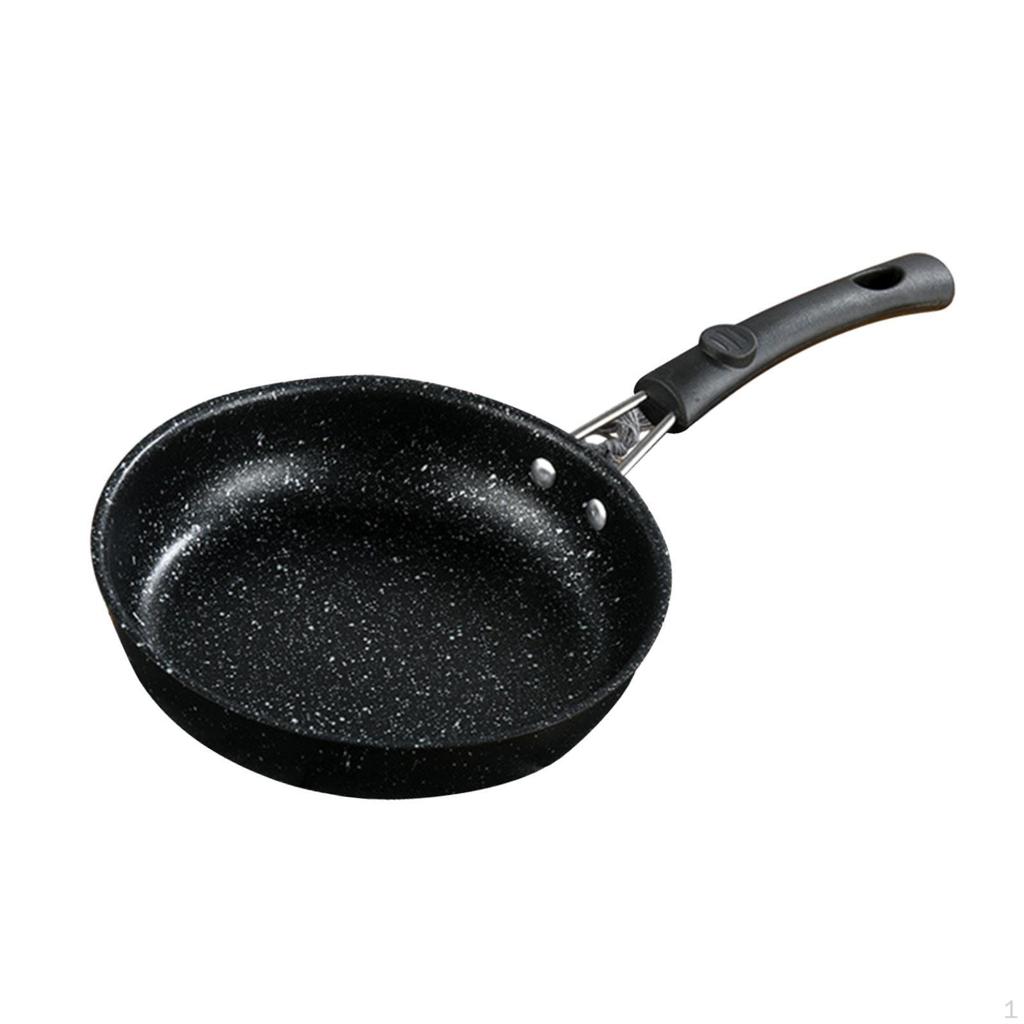 Сковорода китайская Wok с ручкой, устойчивой к ожогам, обычная сковорода без покрытия, сковорода для жарки