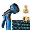 Garden Hose Expandable Water Hose with Spray Nozzle Lightweight Flexible Garden Hose for Watering Cleaning