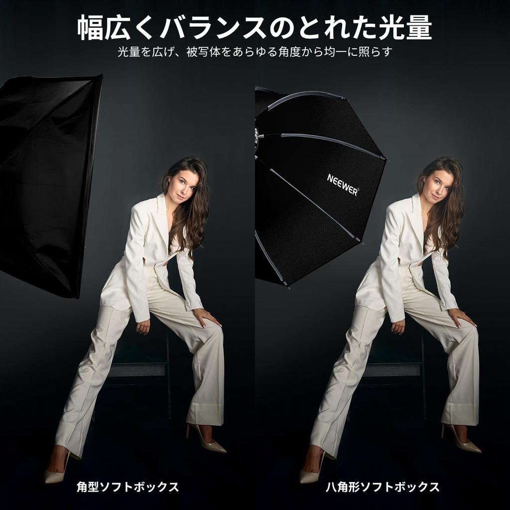 NEEWER Octagon Softbox Quick Release Bowens Mount Octagon Softbox with Honeycomb RGB CB60 CB60B CB200B MS60B MS60C MS150B for Pro Vision 4 Q4 NS27P