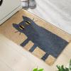 Cartoon Jacquard Non-Slip Floor Mat - Absorbent Foot Pad for Entrance, Bathroom, Bedroom, or Kitchen