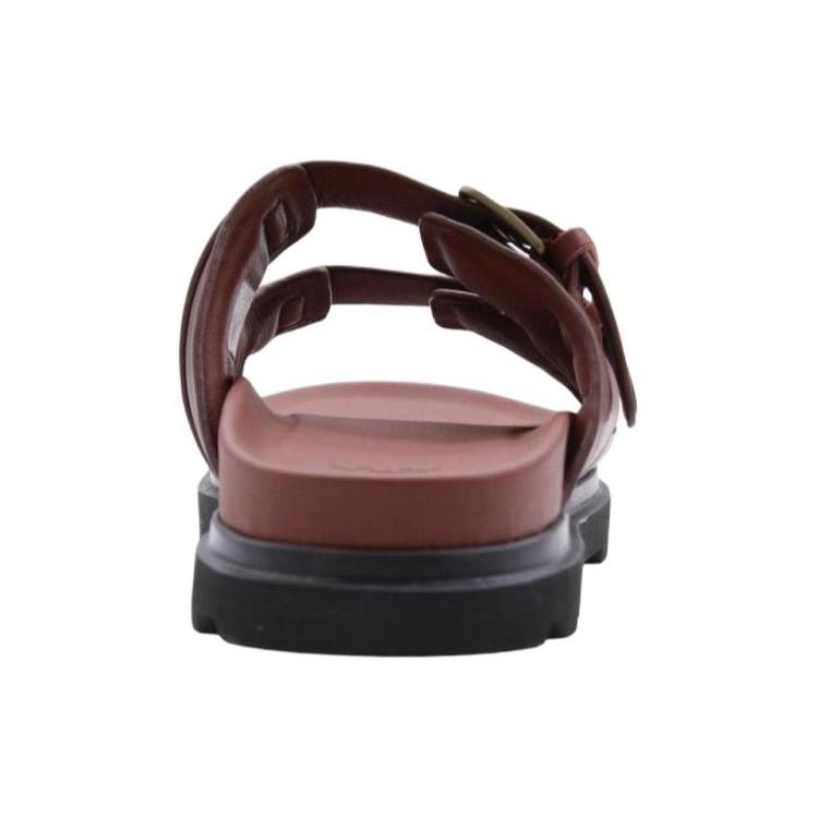 UGG Босоножки Capitola с пряжкой-слайдером, цвет коньяк, 1153102-COG