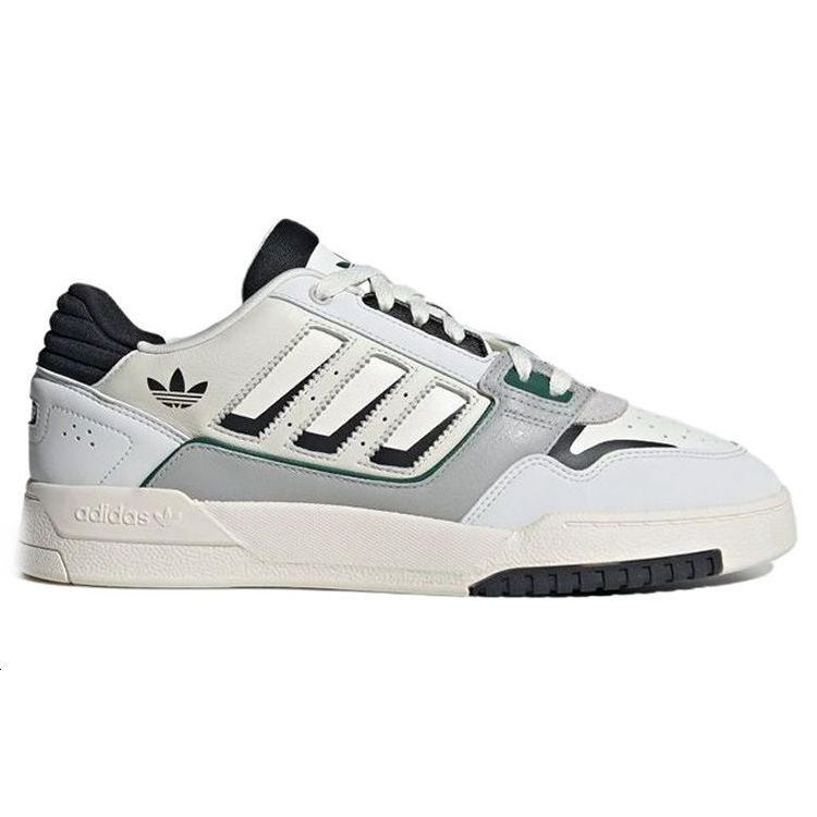 Adidas Originals Drop Step 2.0 Low Кожаные На шнуровке Нескользящие Прочные Низкие Кеды для скейтбординга Унисекс Кроссовки Белый Серый Черный IG4332