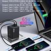 65 Вт Супер Быстрая Зарядка Type C USB Зарядное Устройство Для Телефона С Выдвижным Кабелем USB C Для Быстрой Зарядки Телефона
