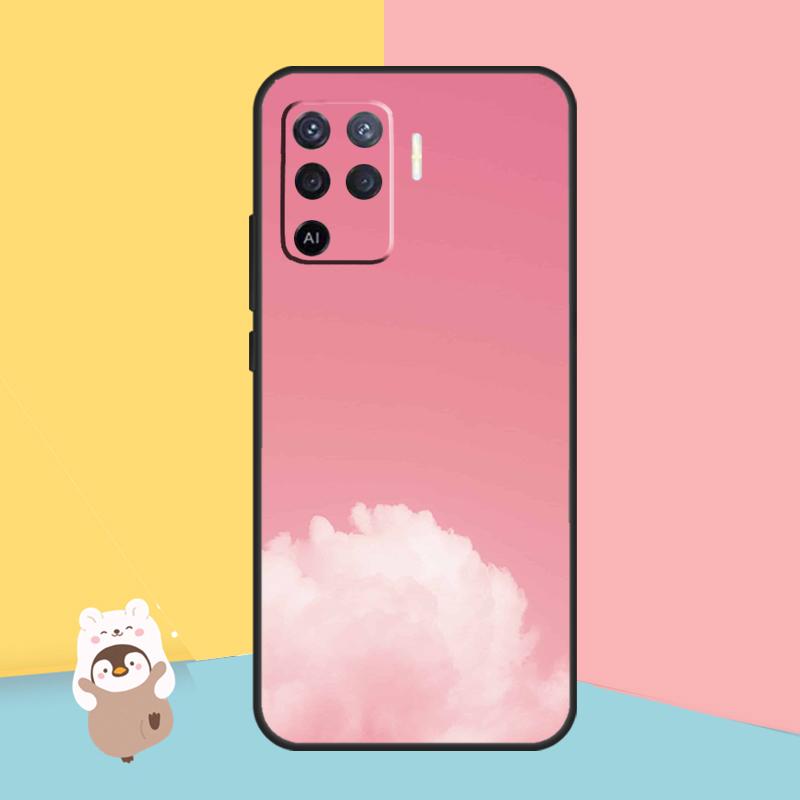 Пастельно-розовый чехол для OPPO Find X5 X3 Lite Pro A15 A16 A52 A72 A5 A9 A31 A53 A83 A93 A54 A74 A94.