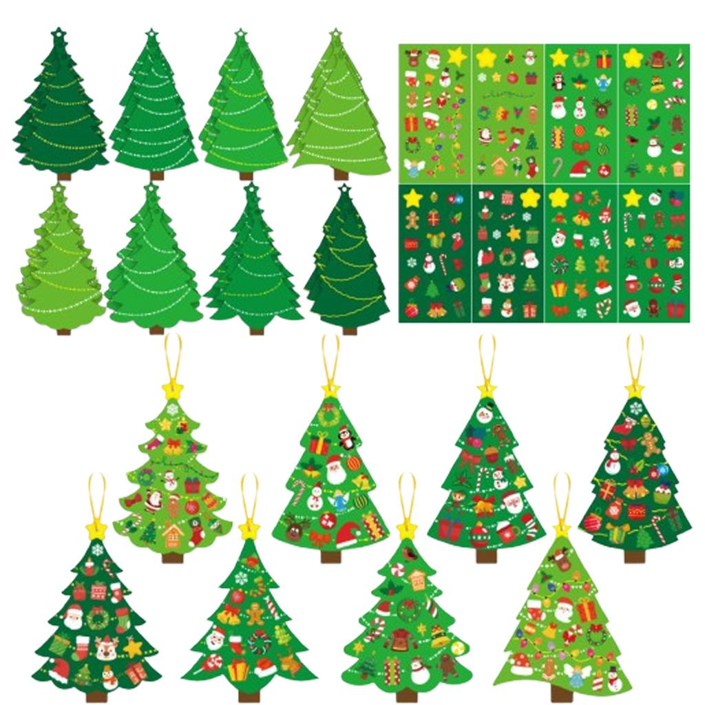 Christmas Holiday Decoration Border Stickers Handmade Crafts Decoration Stickers
