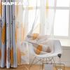 1 шт. NAPEARL 70-80% затемняющие минималистичные современные скандинавские занавески с принтом из полиэстера и растений, прозрачные шторы для гостиной, спальни, домашнего декора