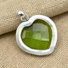 Чудесный Перидот Драгоценный Камень Стерлингового Серебра 925 Ювелирные Изделия Кулон Ручной Работы Античный Подарок Для Нее