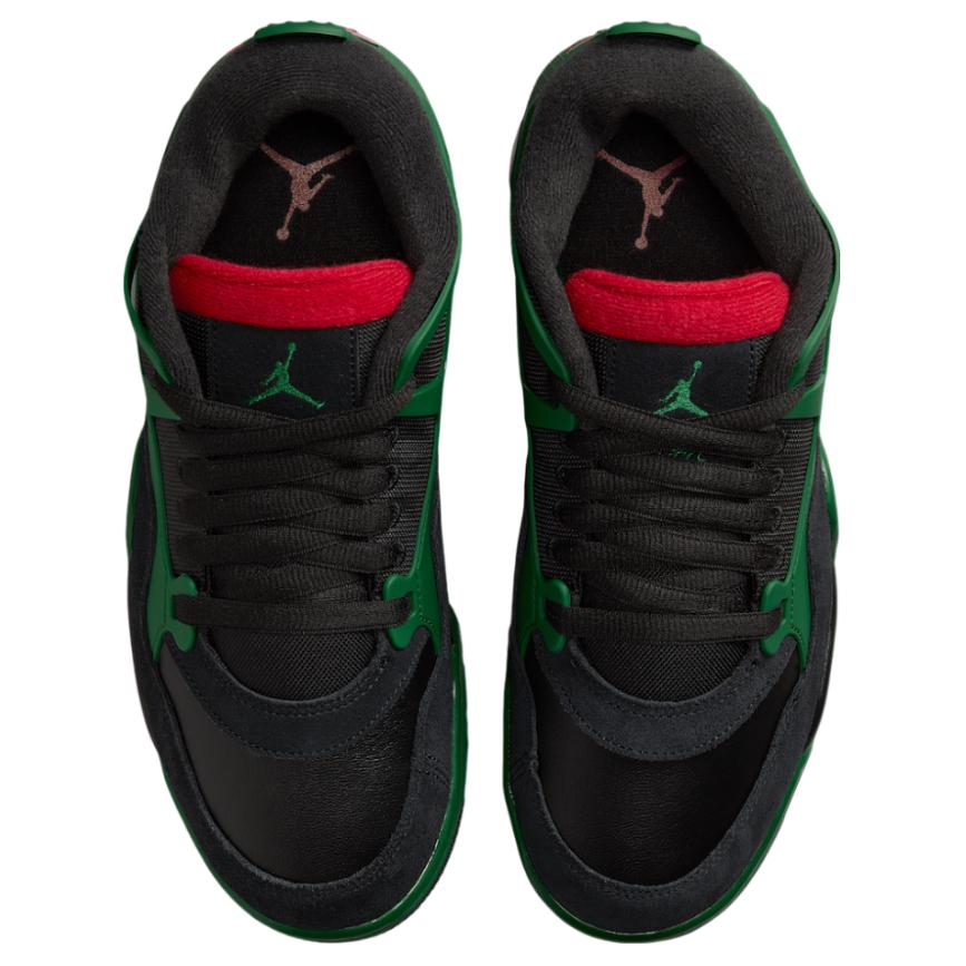 Jordan 4 Комн. Черная Ущелье Зеленая Университетская Красная FQ7939-003