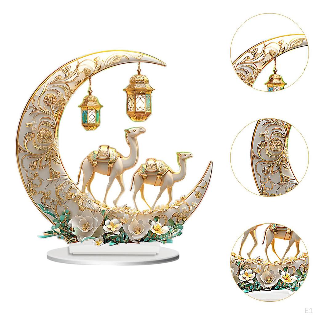 Ramadan Decor Waterproof Ideal Gift Table Sign for Festival Home Party