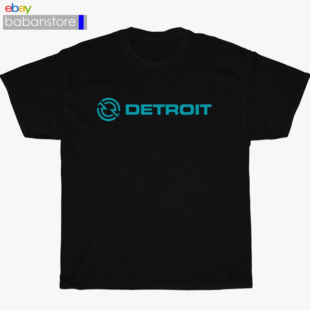 Новая черная/белая/серая/темно-синяя футболка с логотипом Detroit Diesel Power Размеры S-5XL